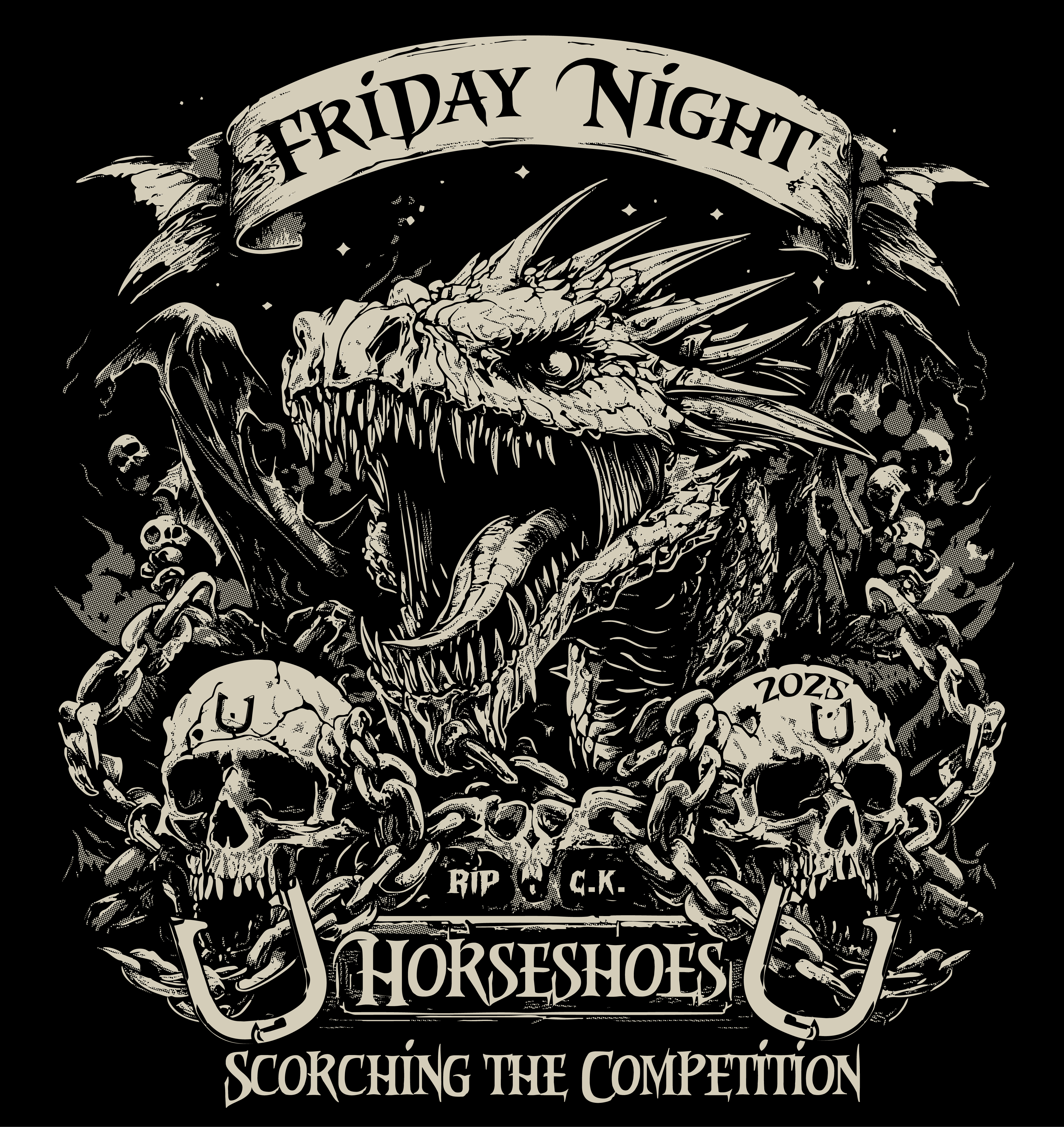 Friday Night League Shirt Design